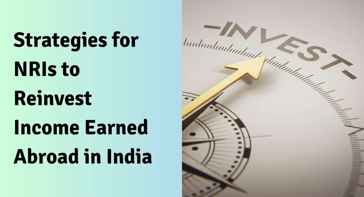 Strategies for nris to reinvest income earned abroad in india